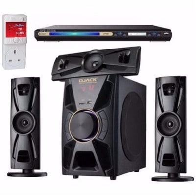 3.1CH Bluetooth Home Theatre System 403 + Powerful DVD Player + Power Surge