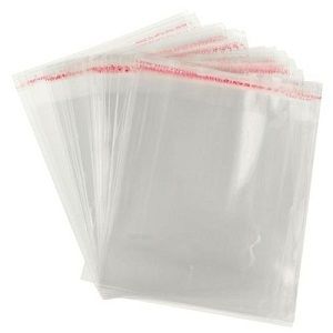 100 PCS Transparent Nylon Packaging Flier - 28cm × 18cm