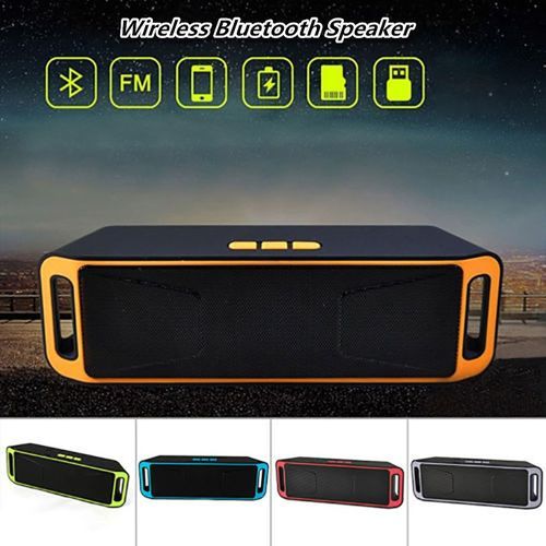 Newest Wireless Bluetooth Speaker USB Flash FM Radio Stereo Super Bass MP3 Player