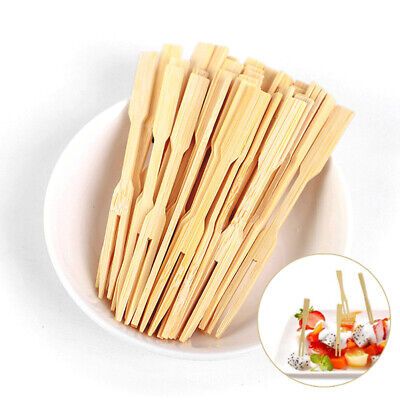 50pcs X 1 Pack Multi Purpose Wooden Pick Fruits Forks