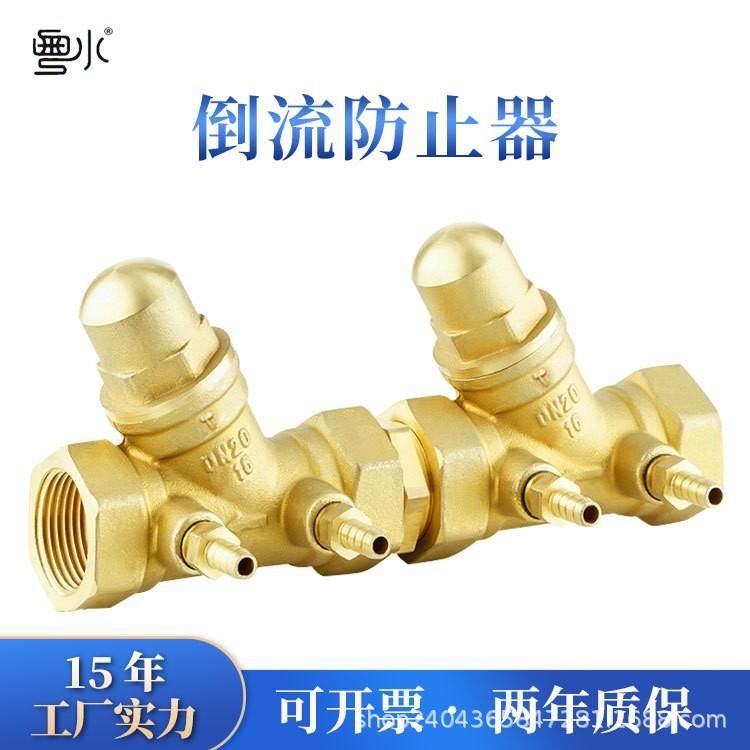 DN15 ~ DN32 Double Internal Thread Thread Antifouling Partition Pipe Drain Valve Un-Directional Valve/Brass Backflow Preventers