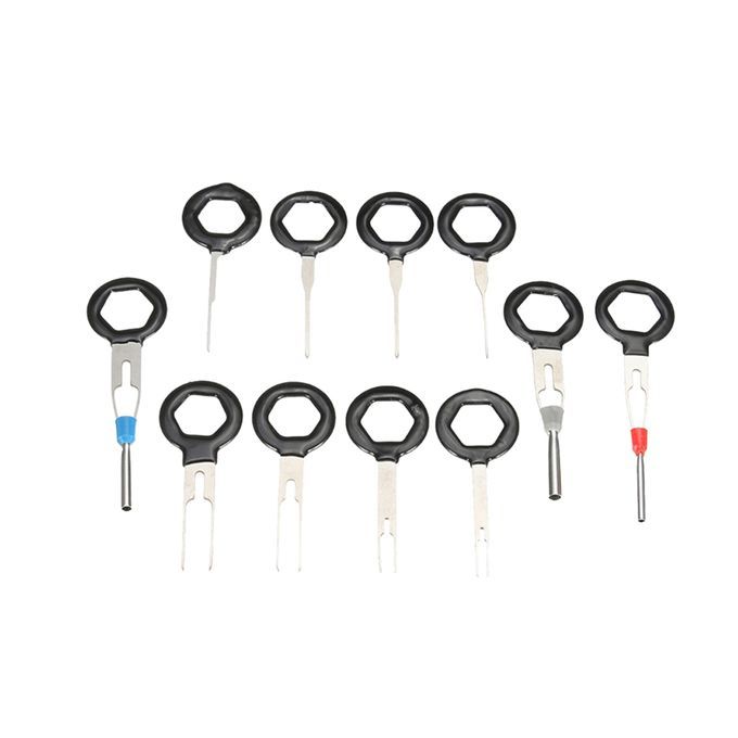 11Pcs Auto Car Plug Circuit Board Pin Extractor Kit Terminals Removal