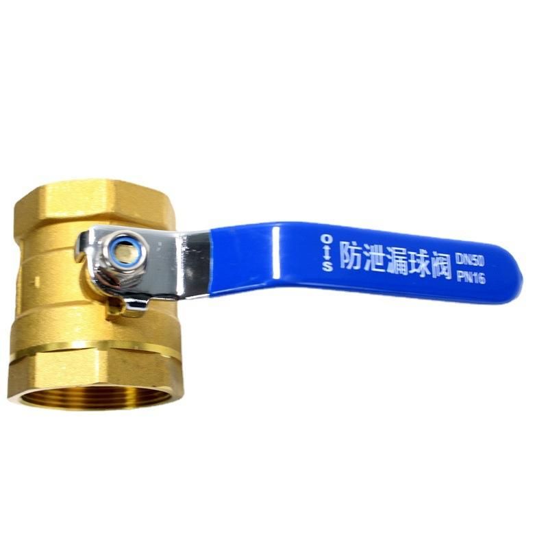 Brass Two-Piece Double Internal Thread Ball Valve Copper Ball Valve Water Wire Mouth Ball Valve Tap Water Switch Valve DN15-100