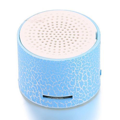 Mini Portable LED Speakers Wireless Hands Free Speaker With TF Port-Blue