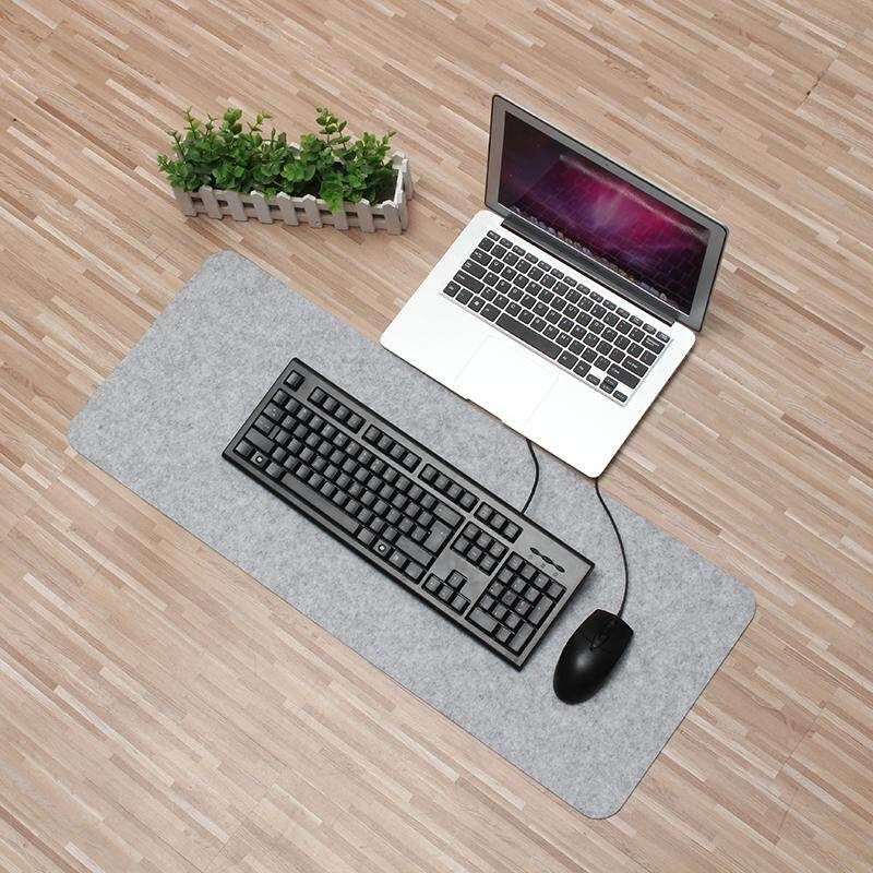 Mouse Pad XL Laptop Large Size Keyboard Mat Computer Desk Table Gaming Mice Pad Protect Wrist Mousepad For LOL Gamer Light Grey