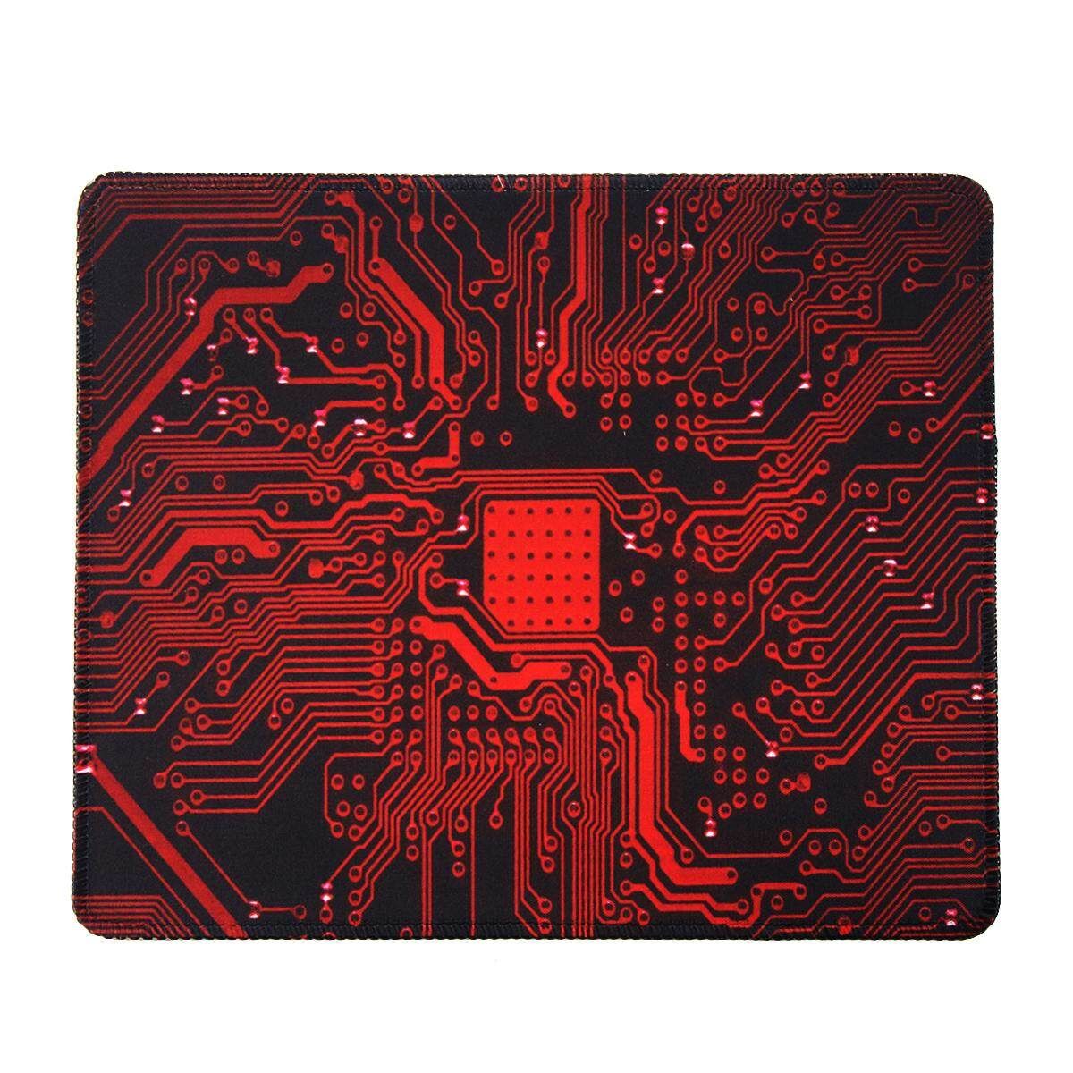 Red Memory Technology Board Premium Quality Thick Rubber Mouse Mat Pad