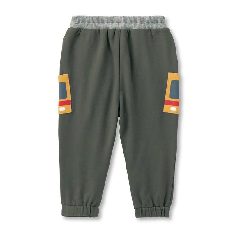 New Boys' Baby Terry Sports Pants Autumn And Winter Japanese Korean Style Sweatpants Ankle