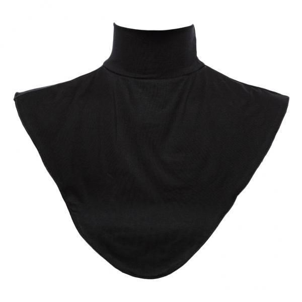 2x Chiffon Hijab Collar Neck Cover With Faux Modal