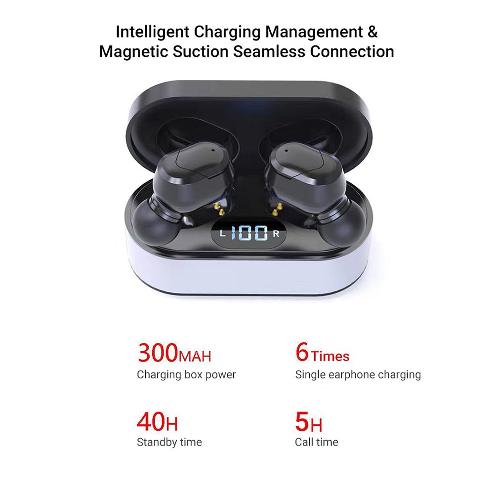 JS1 TWS BT5.0 Earphone Wireless Headset Multifunctional Key