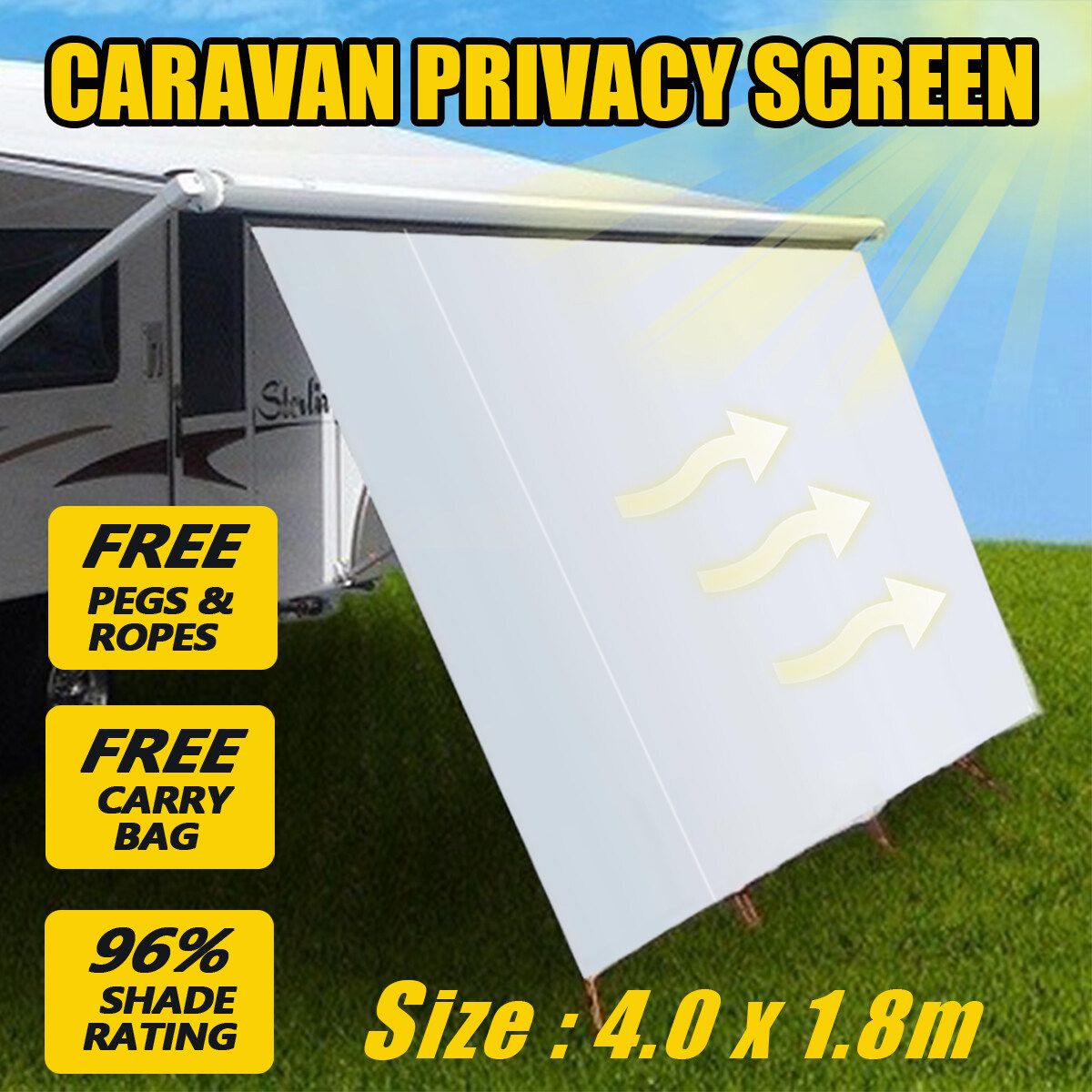 Sunshade Pergola Net Canopy 96% Shade And Uv Protection Heat-resistant Protection Shelter 4.0x1.8M