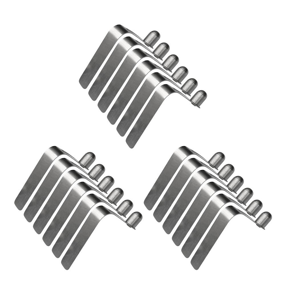 8mm Paddle Spring Snap Clips Solid Tent Pole Clips 18