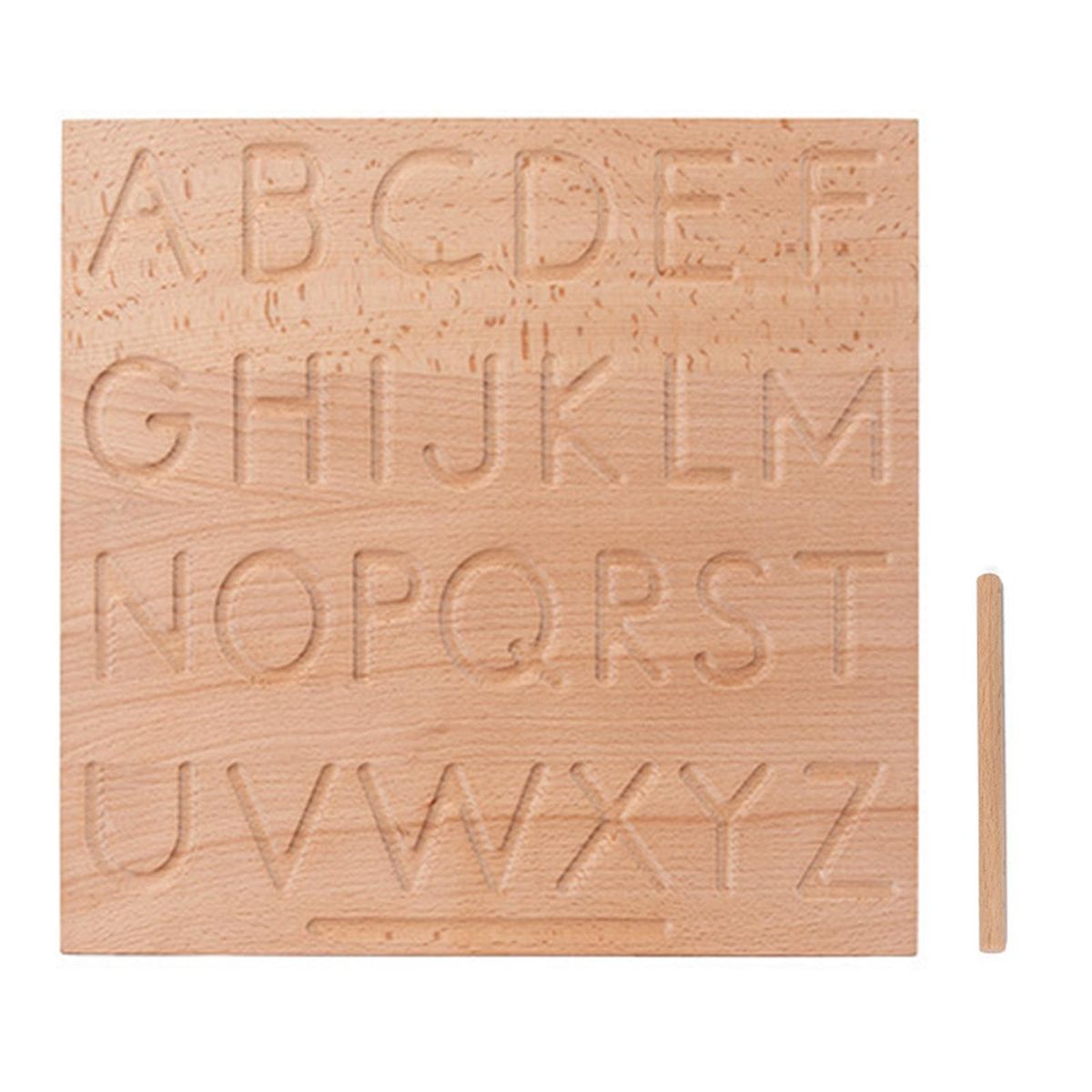 Calligraphy Board for Kids Wooden Learning Board Set Enhance Hand-eye
