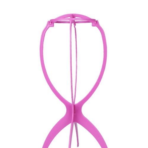 Collapsible Plastic Hair Wigs Hanger Display Storage Stand