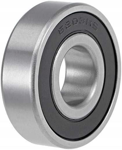Deep-groove ball bearings 16 mm, ID 40 mm, OD 12 mm, sealed double bore in chrome-plated steel Z2