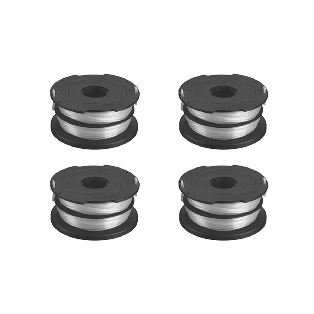 4PCS DF-065 Repment Spool Double-Layer Mower for Decker Weeder Accessories