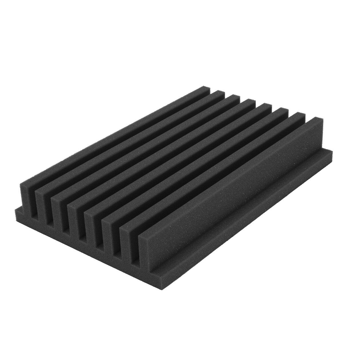Acoustic Wedge Studio Soundproof Panel Foam Board Sound Absorption Sponge Tiles Grey Grey (dark Grey)