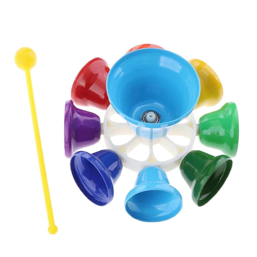 8 Note Diatonic Bells Set Musical Instrument Kid Children