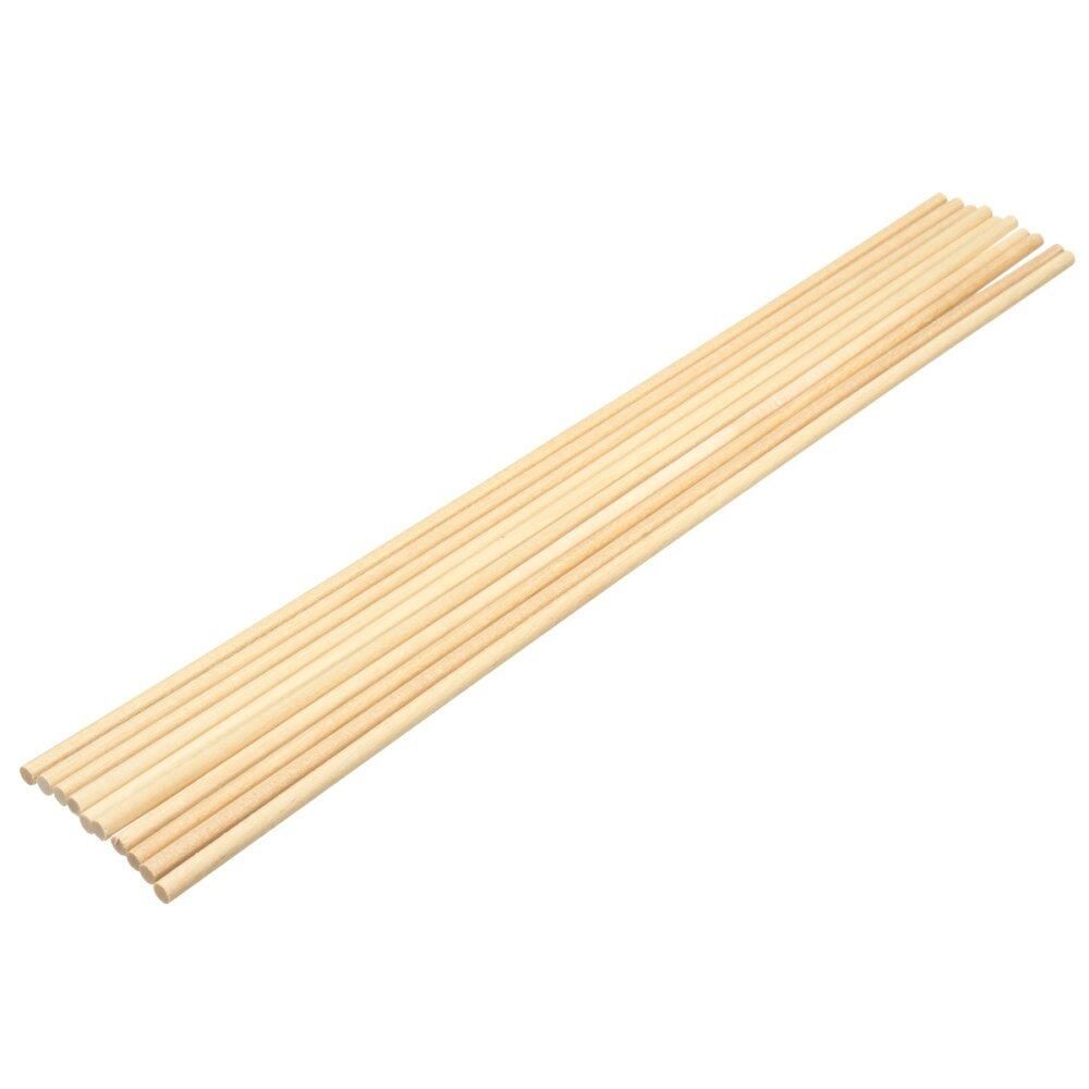 10pcs Round Wooden Lollipop Lolly Sticks Cake Dowels DIY Food Hand Crafts Tool 4mm 4mm