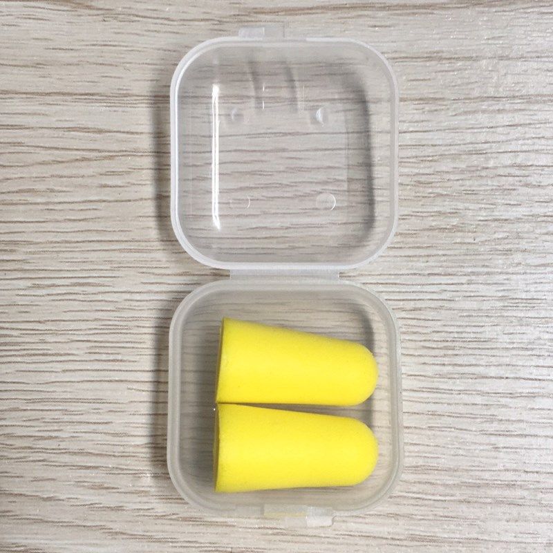 2 Pair Soft Foam Ear Plug For Sleep Noise Reduction Foam