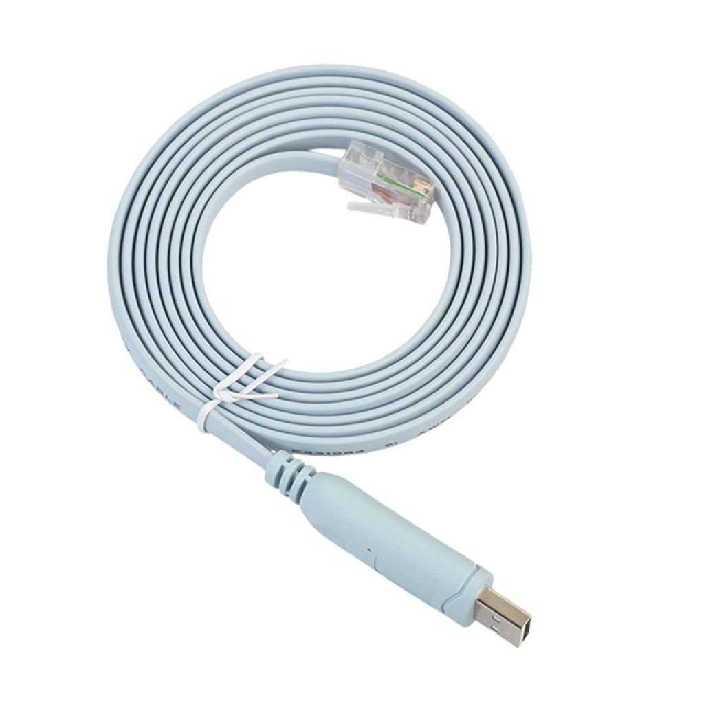 USB To RS232 RJ45 Console Adapter Cable Cord For Wifi