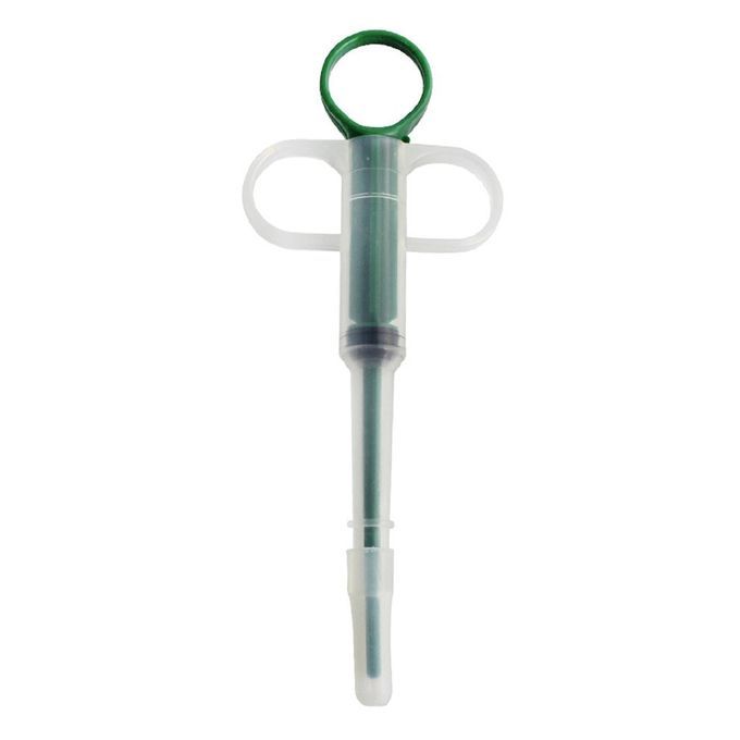 Home Pills Dispenser Feeding Medicine Cat'S Dogs Pets Tablet Feeder White&green