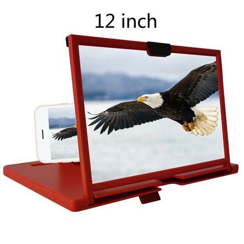12 Inches 3D Mobile Phone Screen Projection Amplifier Smartphone Desktop Bracket Universal Cellphone Screen Magnifier Holder