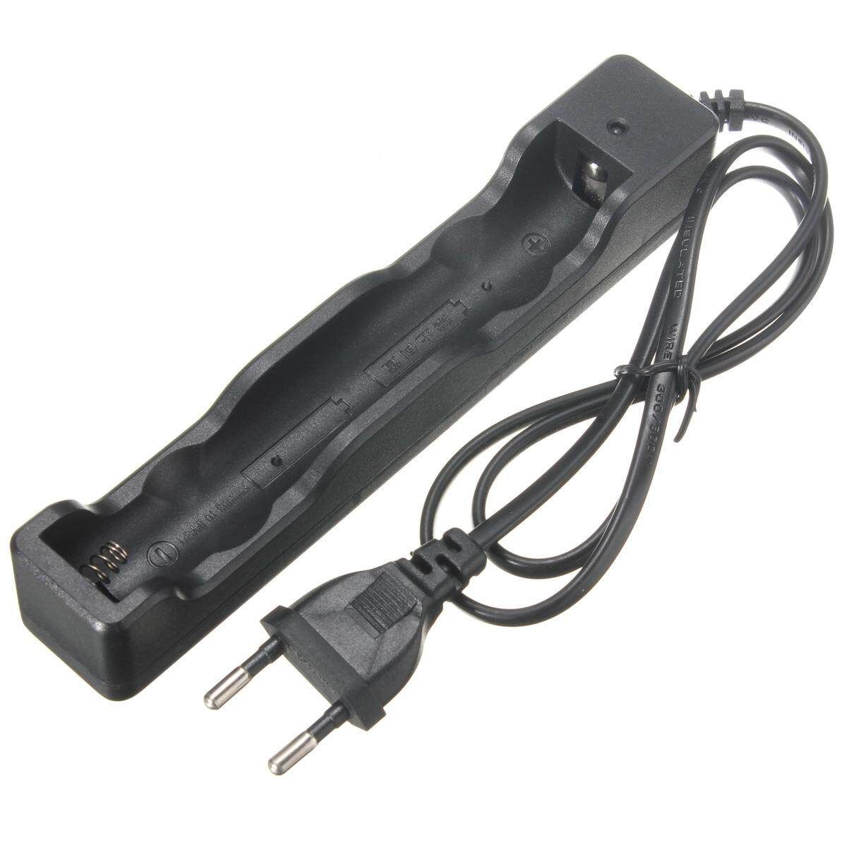 4.2V Single Slot Charger For 18650 Li-ion Rechargeable Flashlight Eurocode