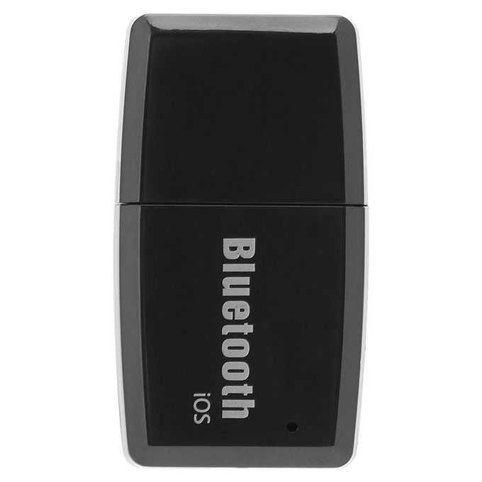 Portable USB Bluetooth 4.1 Music Receiver Wireless Stereo Audio Adapter Car Kit Black IOS