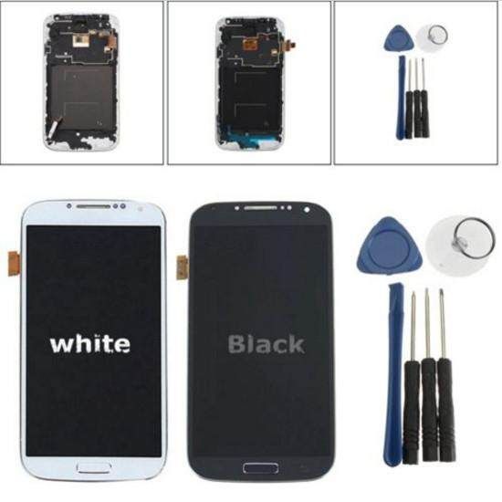 LCD Display Touch Screen Digitizer Replacement For Samsung Galaxy S4 I9500 I9505 White White