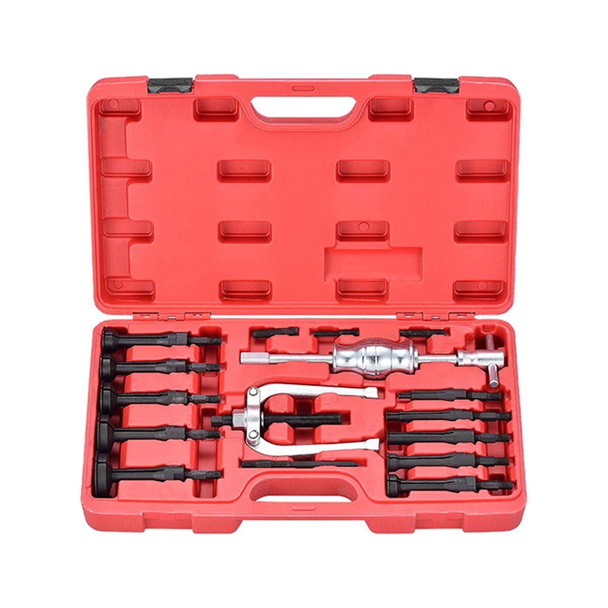 16 PCS Blind Hole Collet Bearing Race And Seal Puller Kit