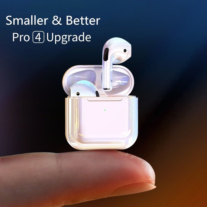 Pro4 TWS Wireless Earphone Bluetooth 5.0 Headset With Mic