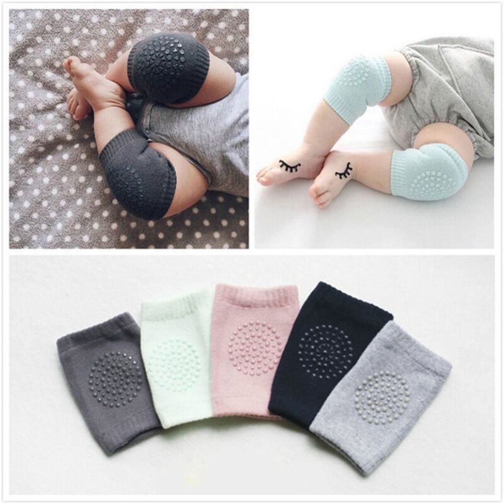 5 Pairs 6-24m Children Baby Knee Pad Elastic Breathable
