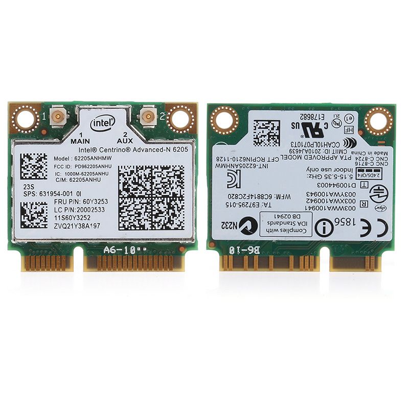 Dual Band 300M Intel 6205 Wireless Wifi Mini PCI-E Wlan