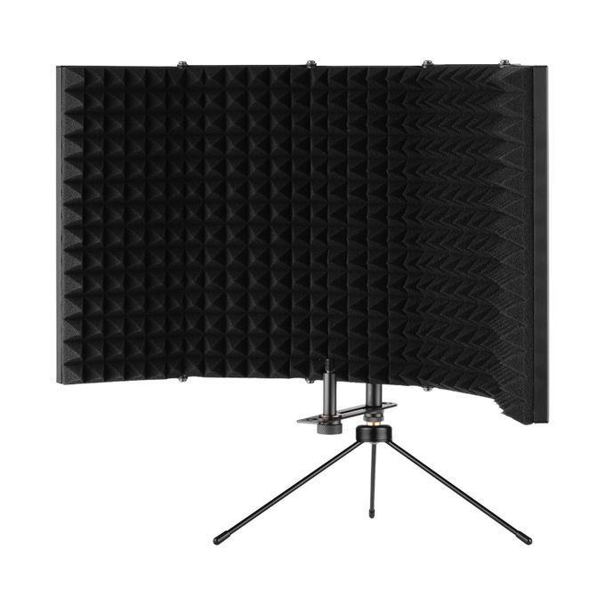 K501 Microphone Isolation Shield Compact Foldable Tabletop