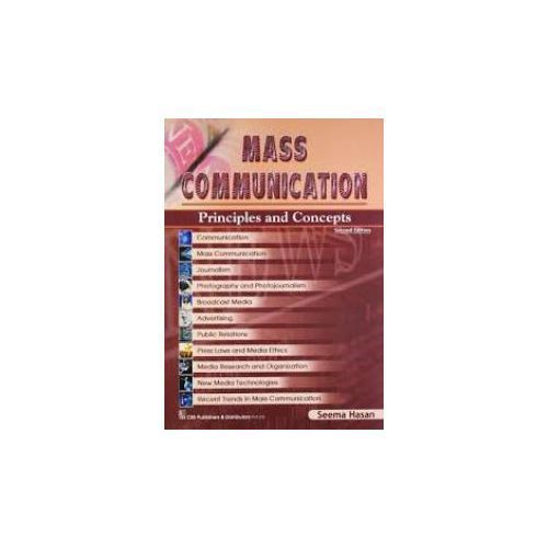 Mass Communication- Principles And Concepts By Seema Hasan