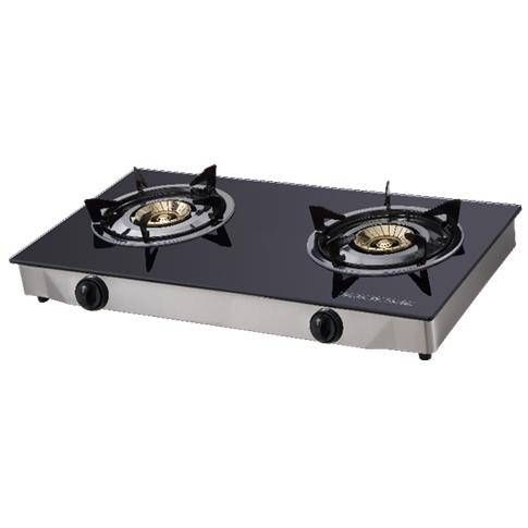Table Top Gas Cooker With Glass Top And 2 Burner