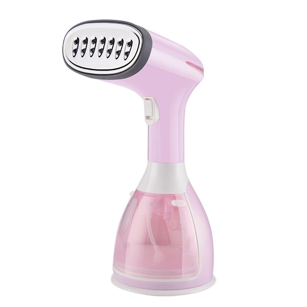 Handheld Garment Steamer Household Fabric Steam Iron Mini Portable Vertical Fast-Heat for Clothes Ironing Pink US Plug