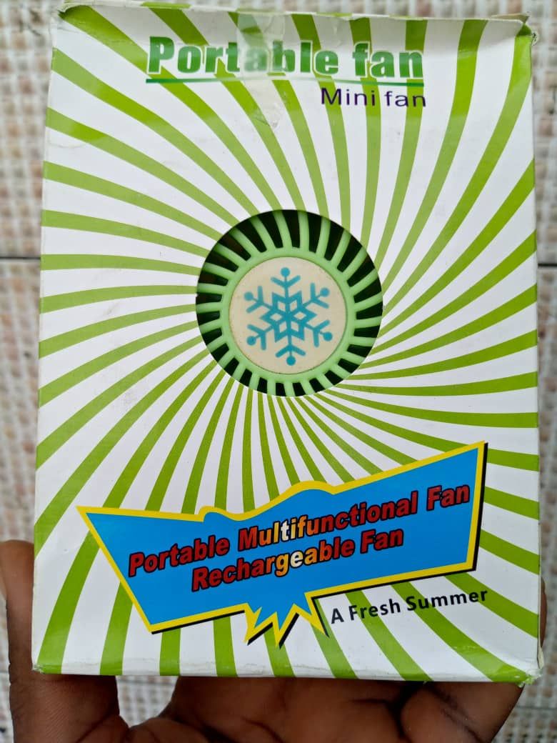Portable USB Rechargeable Fan