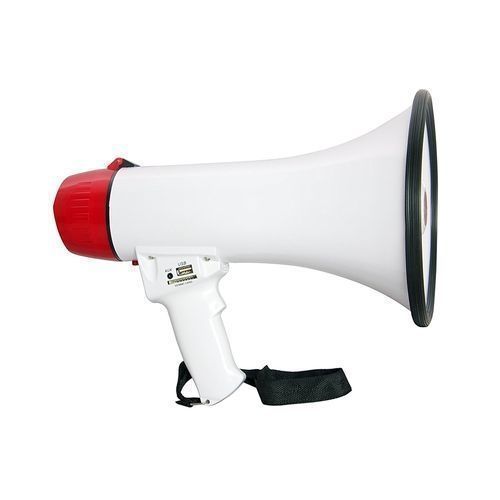 Rechargeable Handheld Megaphone  PA System With Recorder