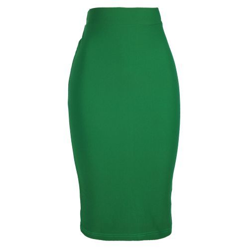 Lydiaz  Bodycon Pencil  Skirt - Green