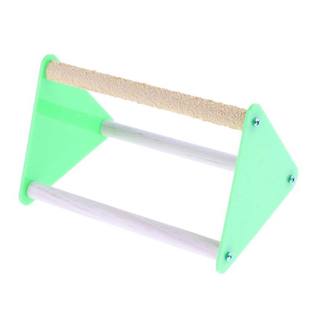 Parrot Bird Tabletop PLAYSTAND Toy Cages Toys Gym For African Grey