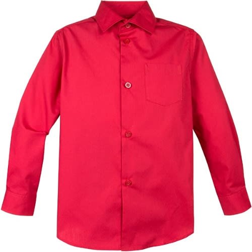 Kid's Formal Shirt  - Red