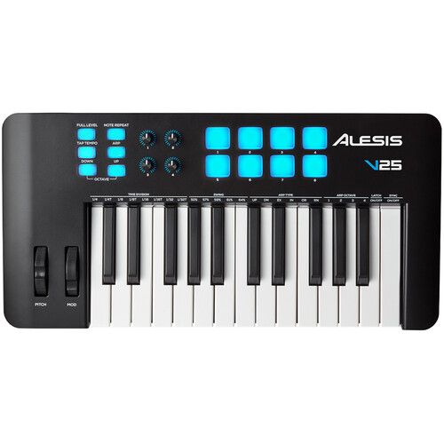 V25-MkII 25-key Usb Midi Keyboard Controller