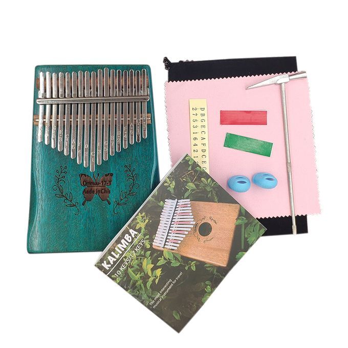 Kalimba Mbira Thumb Finger Piano Portable 17 Keys Solid