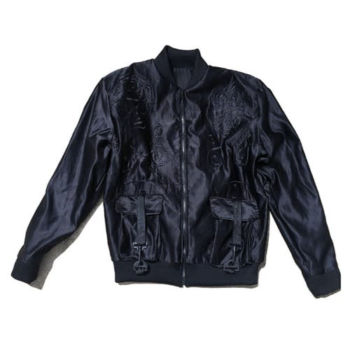Black Bomber Jacket