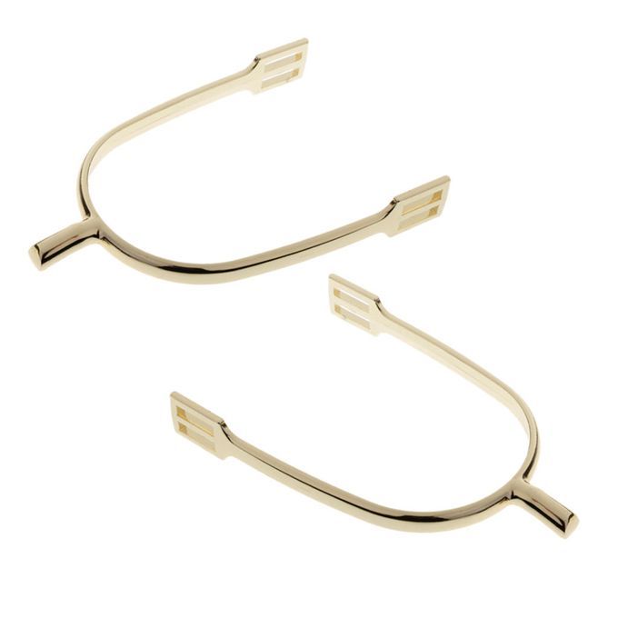1 Pair Zinc Alloy Horse Spurs Equestrian Horse Riding Spurs For Golden
