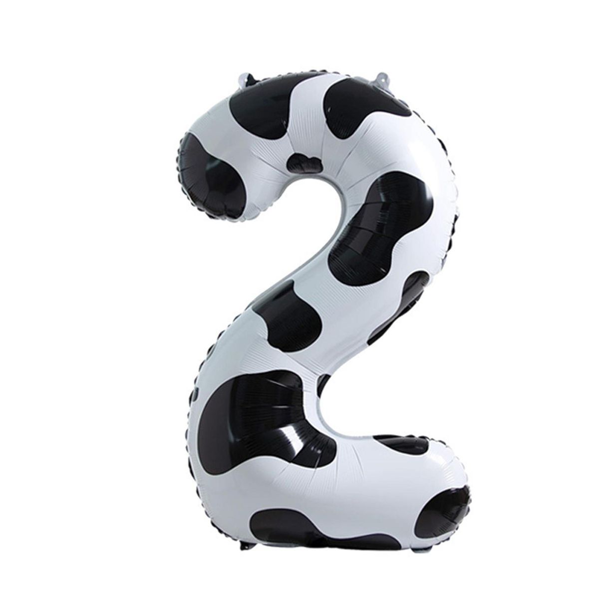 Deflatable Cow Balloon Whimsical Cow Number Balloon Fun Foldable Baby