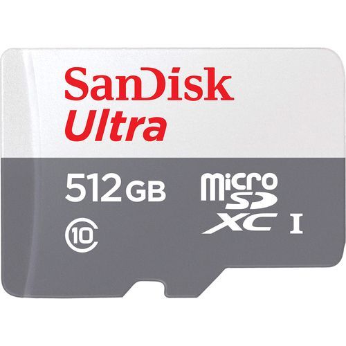 512GB Ultra MicroSDXC UHS-I Memory Card - 100MB/s C10 U1 Full HD A1 Micro SD Card