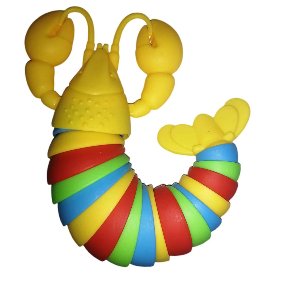 Kids Toy Anti-Stress Decompression Crawfish Yellow