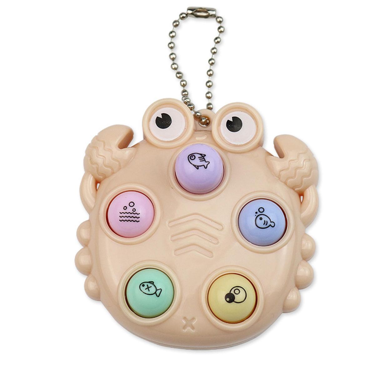 Mini Decompression Toy Mini Portable Game Console Pendant Toy Yellow